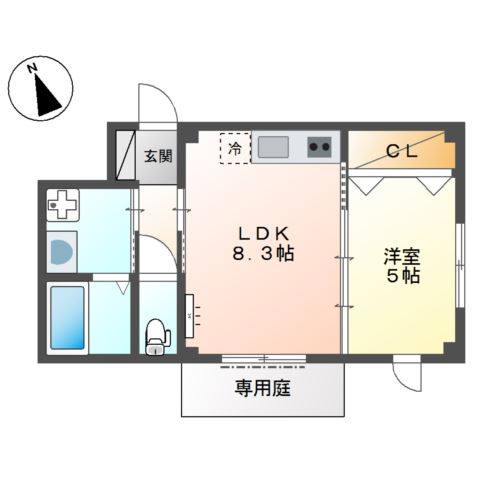 ＲＩＡＤ　ＲＩＳＡ 間取り