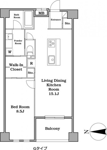 レジディア武蔵小杉 間取り