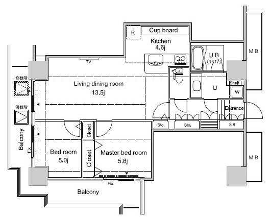 パシフィックロイヤルコートみなとみらいアーバンタワー 間取り