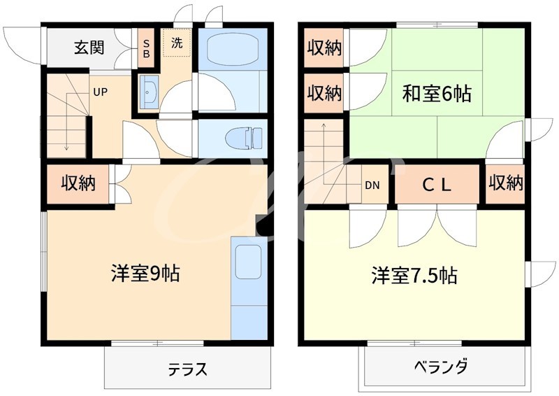 シャルマンエストB棟 間取り