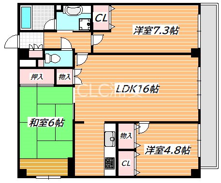 コスモプラザ行徳 間取り