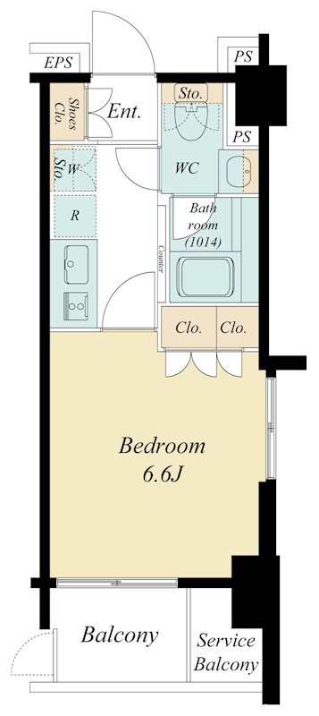 ドゥーエ浦安 間取り図