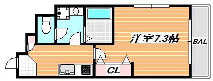 ニューアローズＭⅢ 間取り図