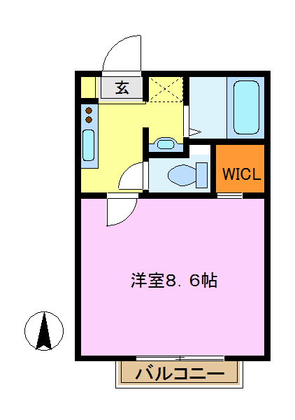 マリンブルー 間取り