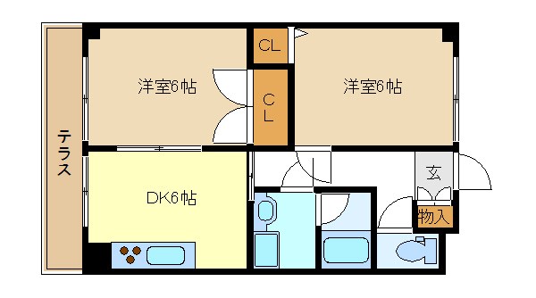 星野ハイツA 間取り