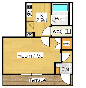 ヴィラージュエスト 間取り図