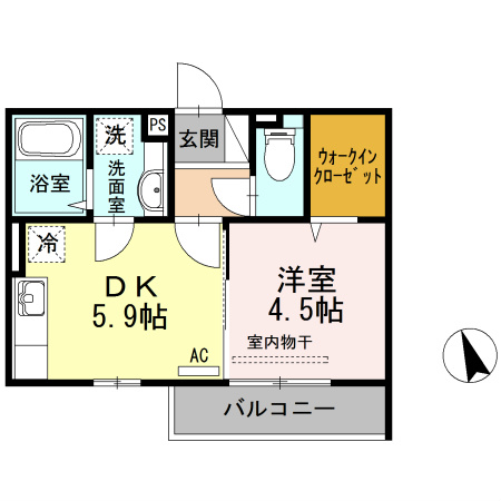 グレイス田町 間取り図