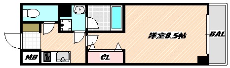 S-FORT行徳（旧サムティレジデンス行徳） 間取り図