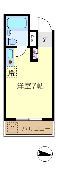 中野第2ビル 間取り図