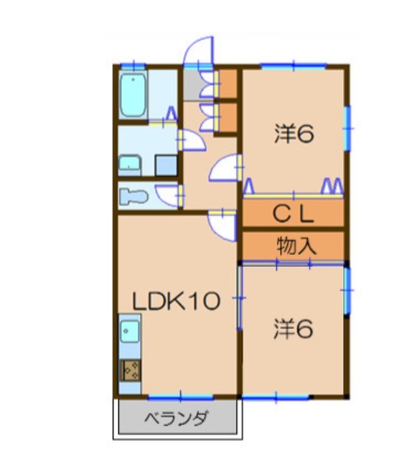 シャングリラ野島Ⅱ 間取り