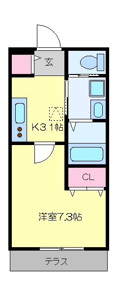 メゾンロッシュ 間取り図
