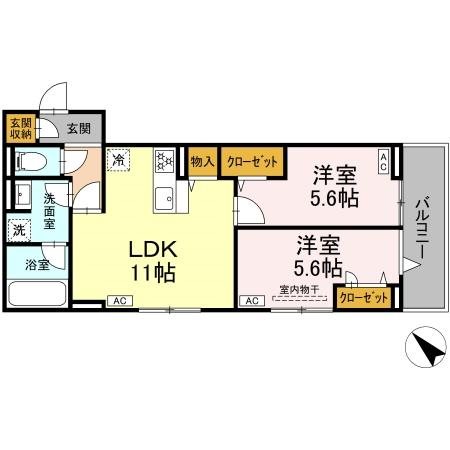 D-plaisir 間取り図