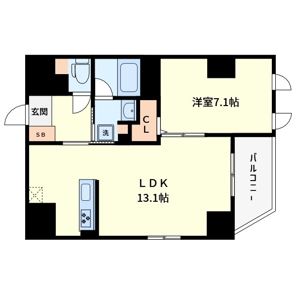 Calm　Kawasaki 間取り