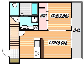 ウィン行徳 間取り図