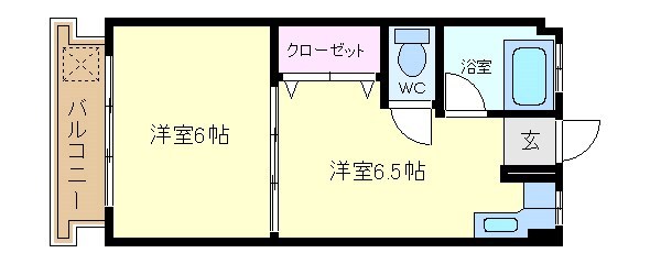 神明富士美マンション  102号室 間取り