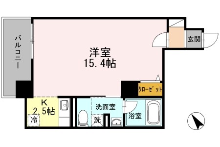 ジェイ・エス・ティ横浜東 802号室 間取り