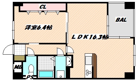 アドライズ舞浜 間取り図