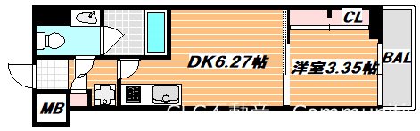 ディームス浦安 間取り図