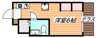 フローラ5 間取り図