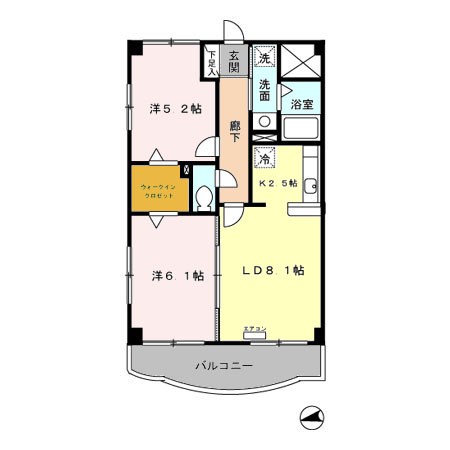 メルベーユ 間取り図