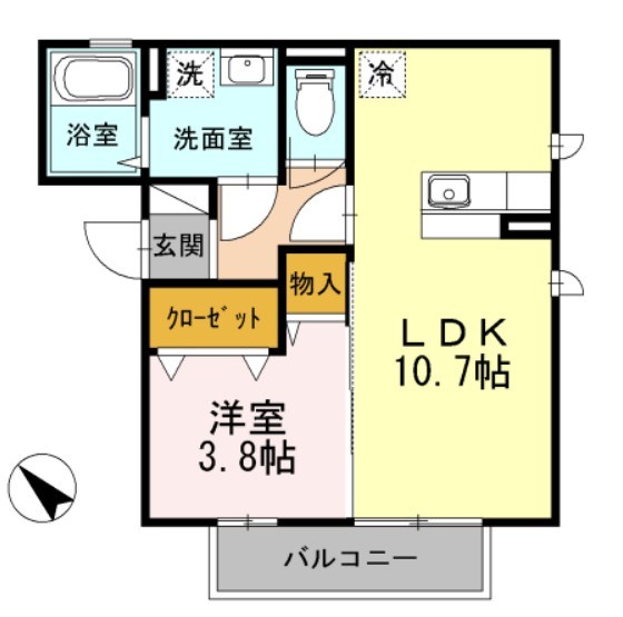 コート白山道Ⅲ 間取り