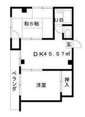 セブンハイツ 305号室 間取り