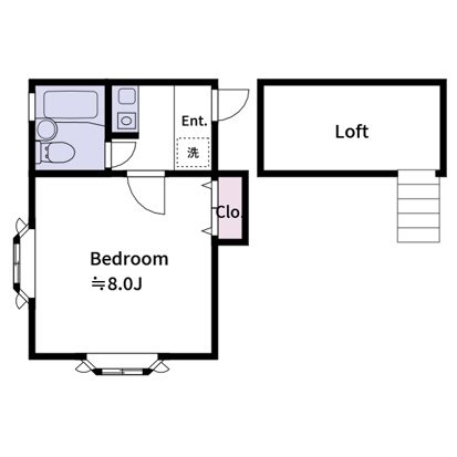 ローズアパートメントR5番館 間取り図