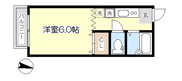 メゾンクレールA棟  間取り
