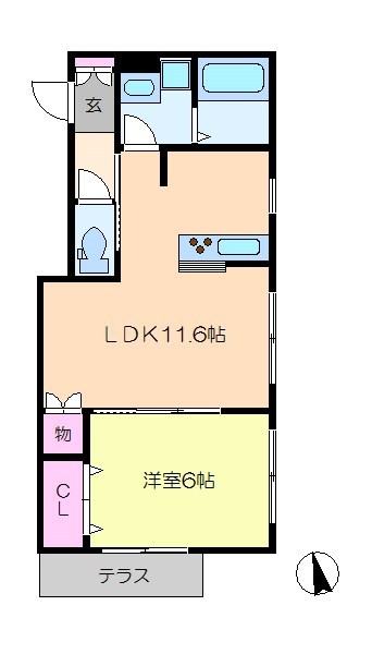 Maison de coin 間取り