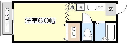 メゾンクレールＢ棟 間取り