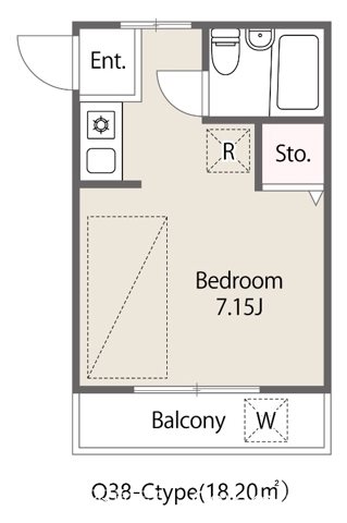ローズアパートQ38 間取り