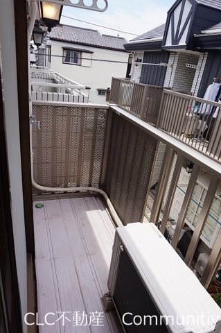 ローズアパートQ38 ベランダ
