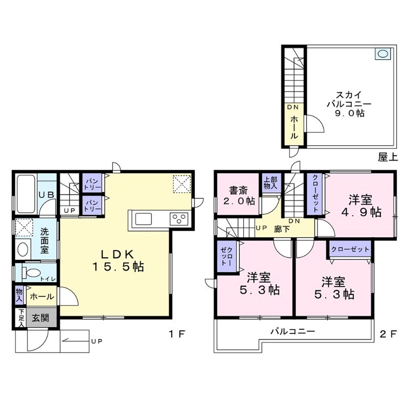 別所6丁目戸建 間取り