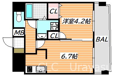 グランカーサ行徳 間取り図
