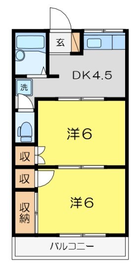 第一北見コーポ 間取り