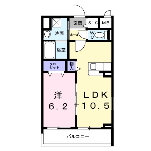 Ｓｔｅｌｌａ日吉 201号室 間取り
