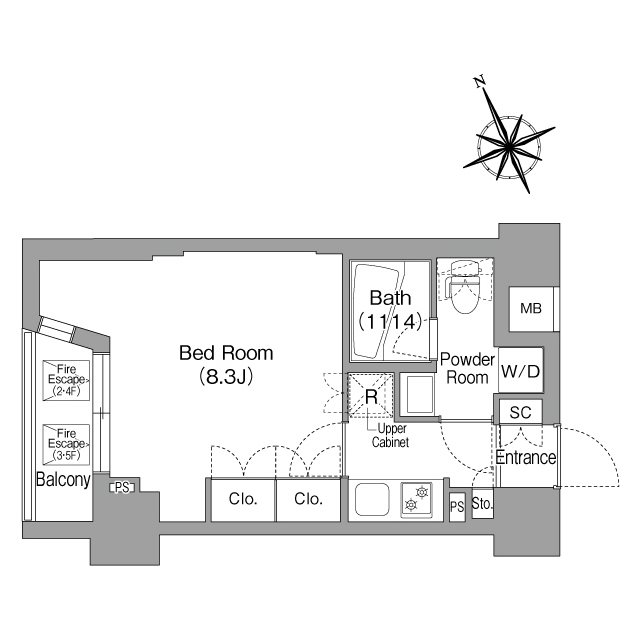 コンフォリア中葛西 間取り図