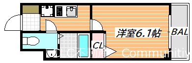 S-RESIDENCE行徳courant 間取り