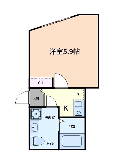 グリーンカーサ六浦Ⅱ 301号室 間取り