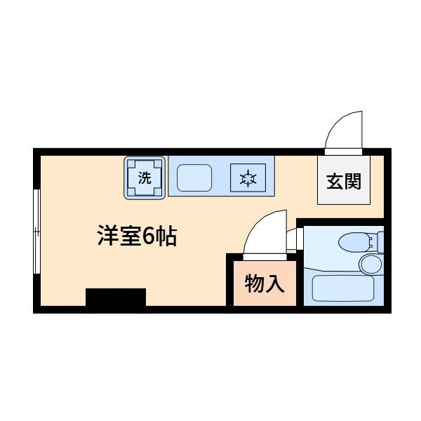 ユニオンハイツ鹿島田　B棟 間取り