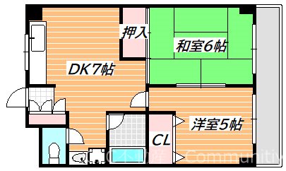 ベイエステート舞浜 間取り図
