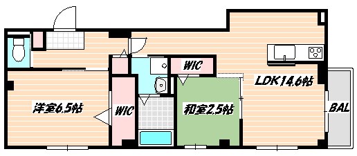 Montagne・selＢ 間取り