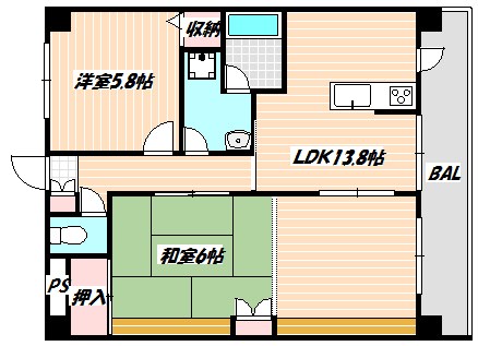 ルネス・リベルテ 間取り