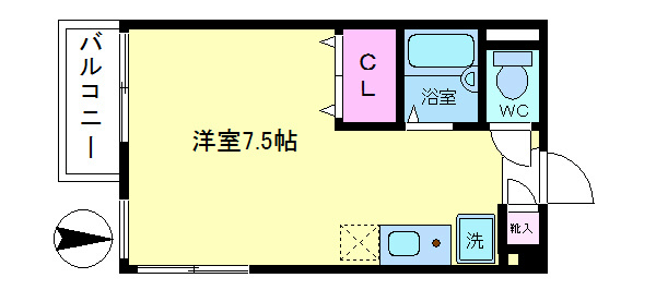ステラ東門前  間取り