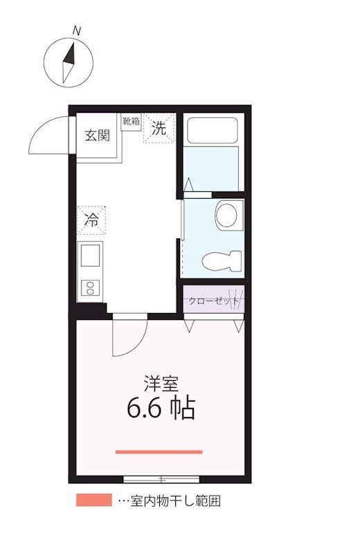 ハーミットクラブハウスリアンA棟 間取り
