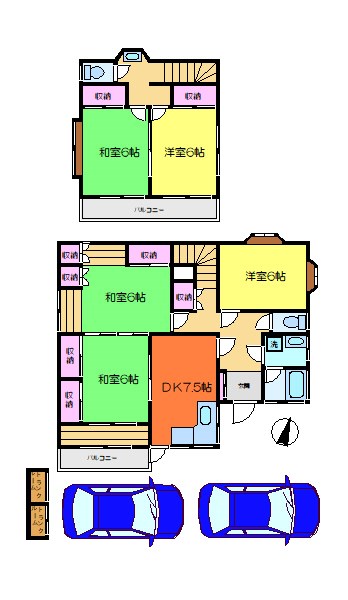 汐入ハウス 間取り図