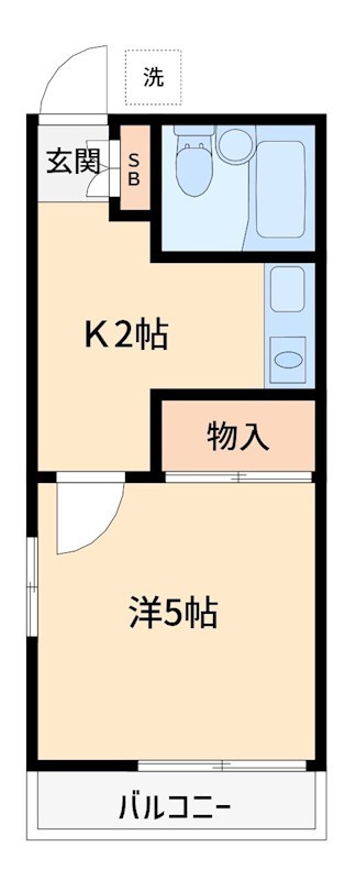 スターゲイツ弘明寺　2号棟 211号室 間取り
