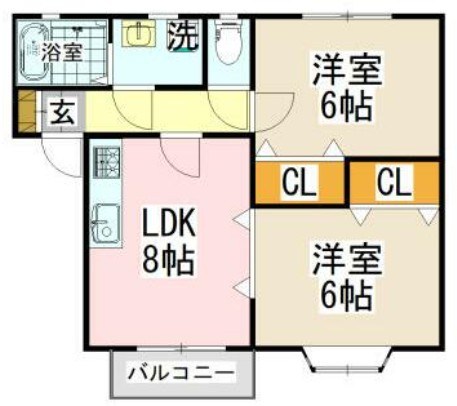 ツインパレスⅠ 間取り