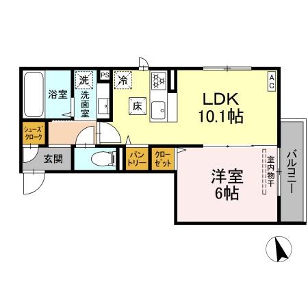 D Paina小机町Ⅱ 間取り