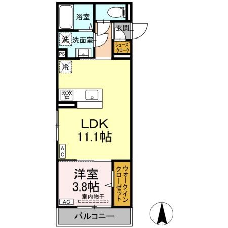 D Paina新吉田東 間取り